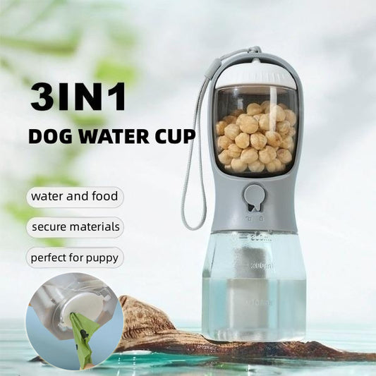 3-in-1 Pet Travel Dispenser